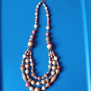 Elegant Multi-Strand Beaded Necklace